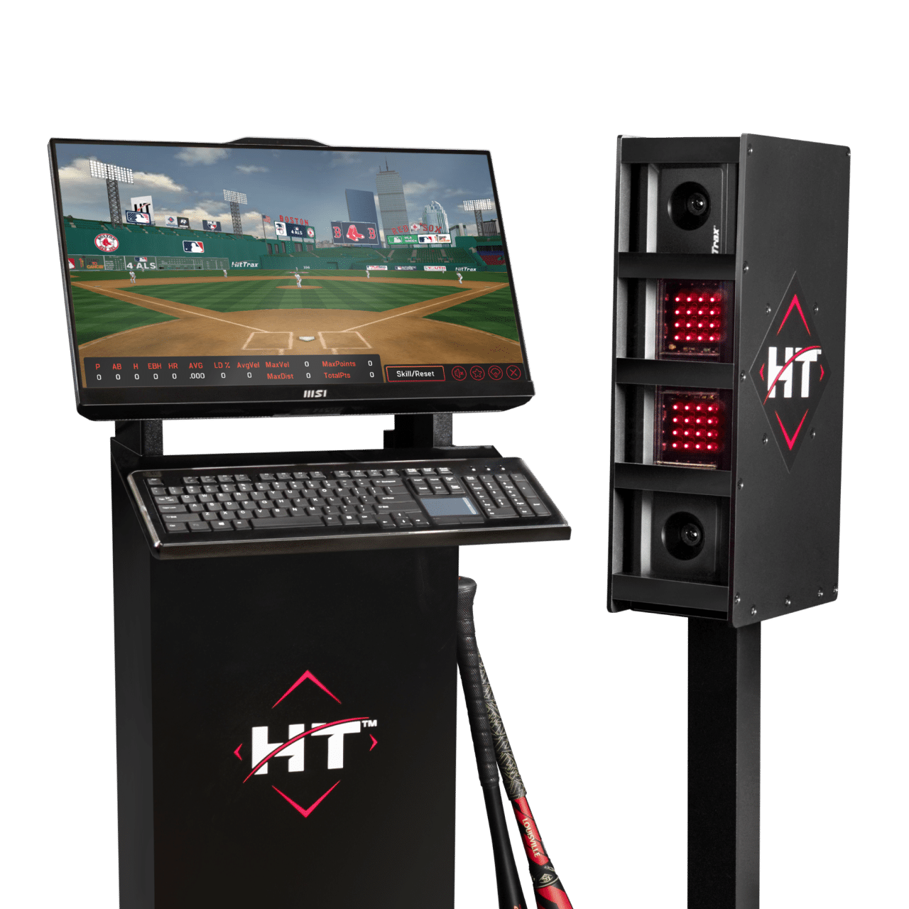 HitTrax hitting simulator and analytics system
